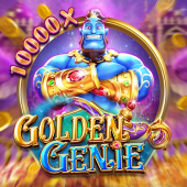 Golden Genie lamp slot tile artwork